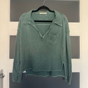 We The Free Teal Lightweight Top